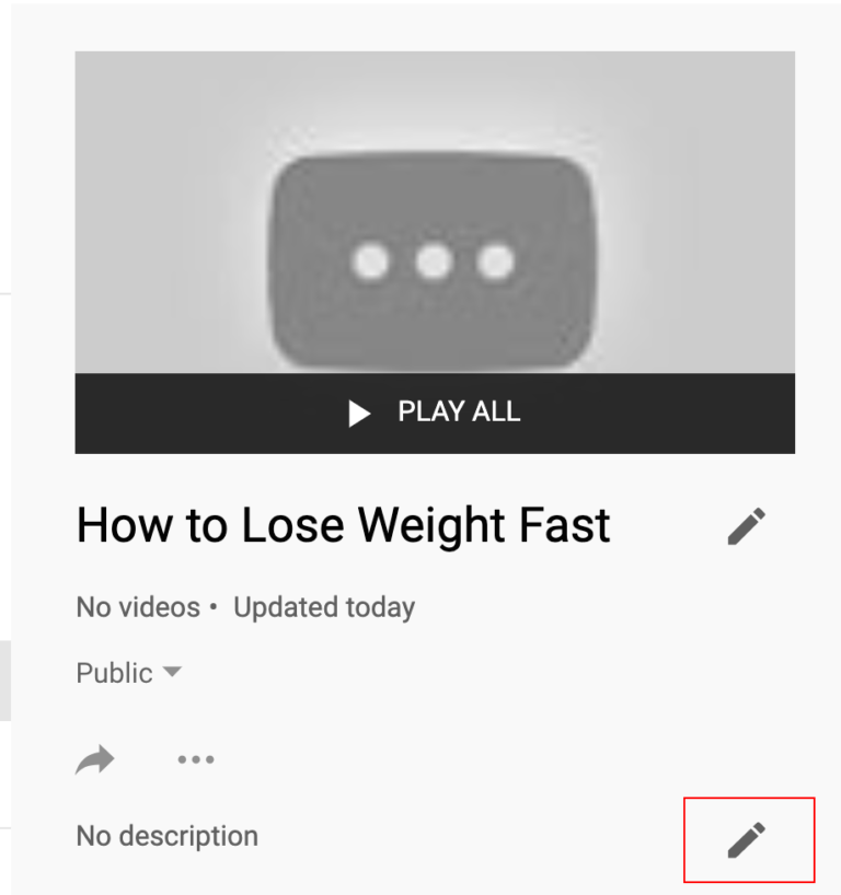 youtube playlist description