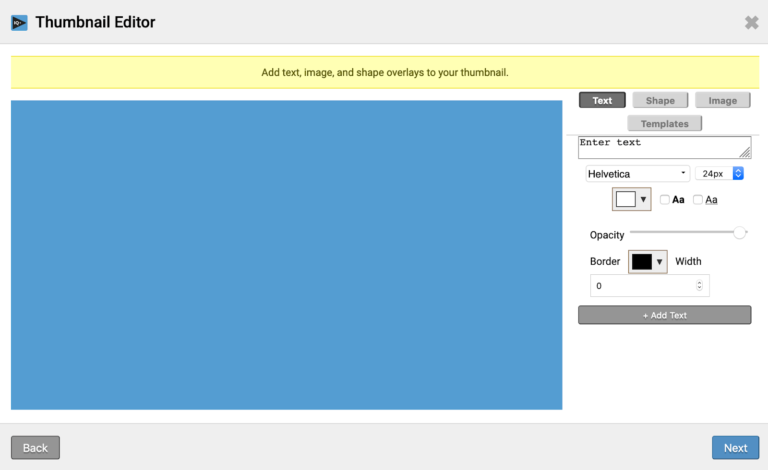 vidiq thumbnail editor